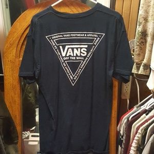 Vans Navy Blue Tee Sz. L